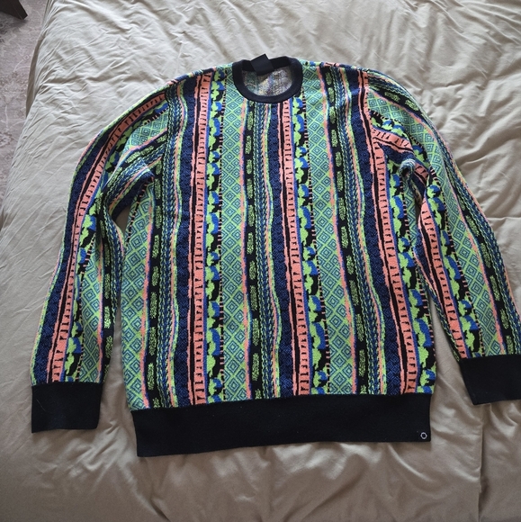 Empyre Multicolor Patterned Men's Sweater - Picture 1 of 7